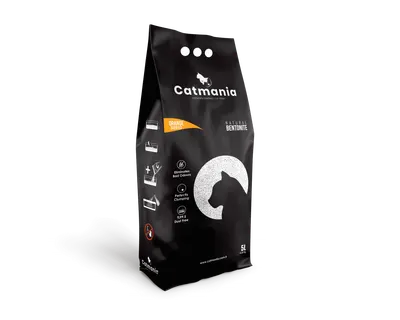 Nisip pentru litiera BENTONITA CATMANIA, ORANGE, 5L