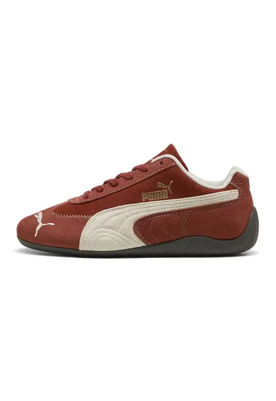Pantofi sport Speedcat Wine Club de piele intoarsa - Bej/Caramiziu