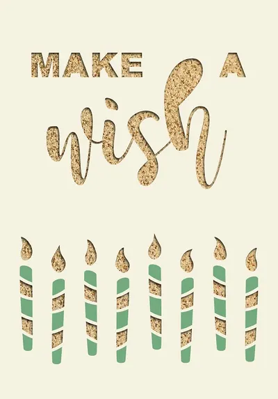 Felicitare Gespaensterwald Paper Deluxe - Make a Wish