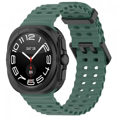 Curea Techsuit W062 pentru Samsung Galaxy Watch Ultra Series, Verde