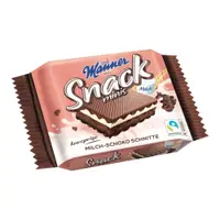 Napolitane cu cacao umplute cu crema de lapte si biscuiti Manner 25g
