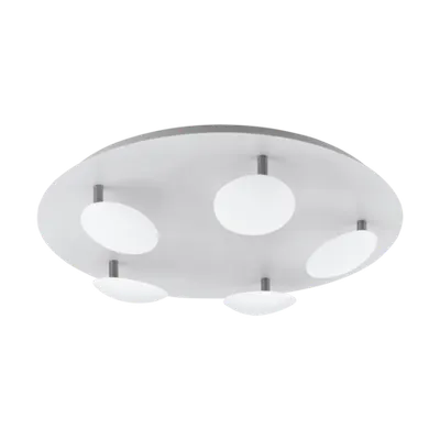 Lampa tavan CERTINO alb, satin nickel 220-240V,50/60Hz