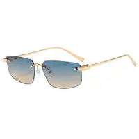 Ochelari De Soare Unisex Techsuit S098, Aurii Albastrii Verzi