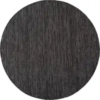 Covor pentru exterior și interior negru rotund ø 120 cm Mira 1450 – Ayyildiz Carpets