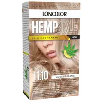 Vopsea de par permanenta Hempstyle Nr. 11.10, 110ml, Loncolor