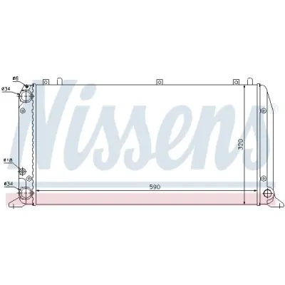 Radiator, racire motor NISSENS 604361