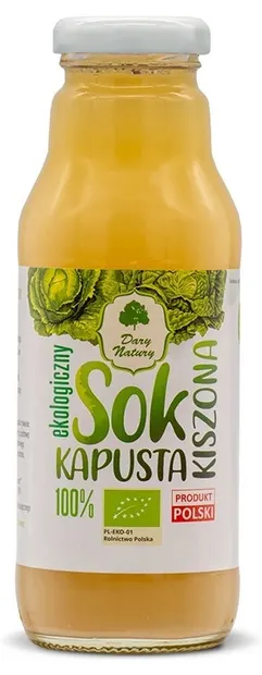 Suc bio din varză murată, 270 ml, Dary Natury