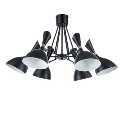 Candelabru Morgan 6xe14 Negru