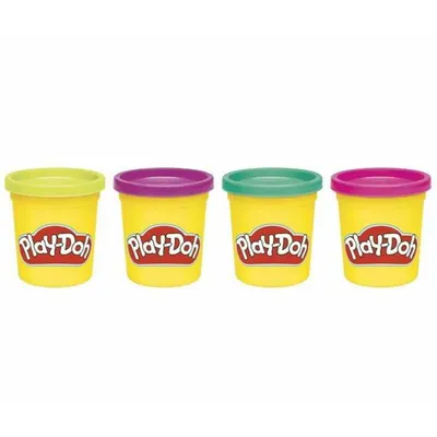 Set 4 cutii plastelina - Play-Doh, 340g
