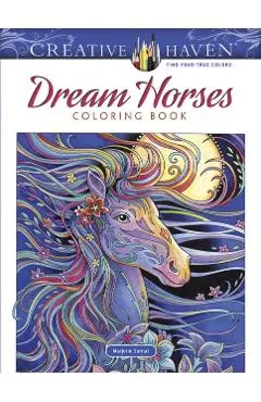 Creative Haven Dream Horses Coloring Book