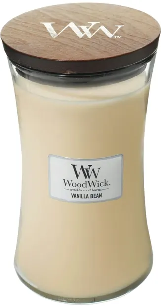 Lumânare parfumată WoodWick Vanilla Bean, 609.5 g