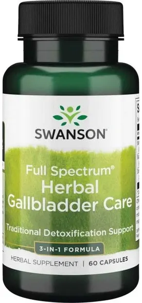 Full Spectrum Herbal Gallbladder Care, 60 capsule, Swanson