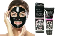 Masca de fata Peel Off cu vitamine si acid hialuronic, Wokali Black Mask, 130 ml