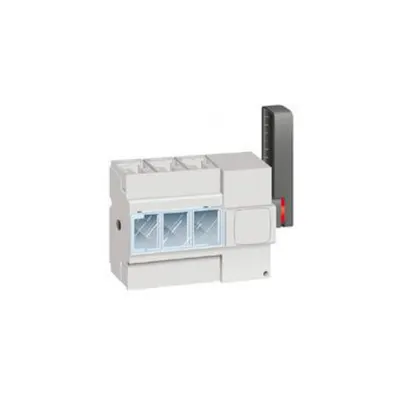 Intrerupator separator - DPX-IS 250 cu release - 3P - 63 A - pe partea dreapta handle