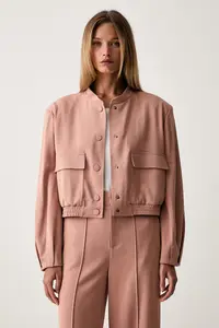 Twinset jachetă pentru femei cu vâscoză