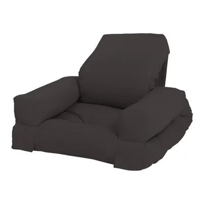 Fotoliu de relaxare pentru copii gri închis Mini Hippo - Karup Design
