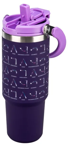 Cană de călătorie Paladone Movies: Harry Potter - Hogwarts Spells, 900 ml