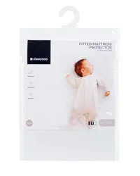 Husa impermeabila pentru patut cosleeperlandou 80x50 cm cu elastic KikkaBoo Alb