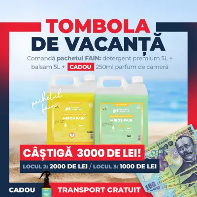 Pachetul FAIN - Detergent & Balsam + Parfum de cameră Cadou, Detergent + Balsam