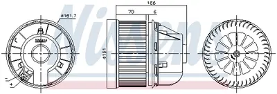 Ventilator Habitaclu Potrivit Ford C-Max Ii, Focus Iii, Galaxy Ii, Grand C-Max, Kuga Ii, Tourneo Connect V408 Nadwozie Wielko, Transit Connect, Transit Connect V408 Minivan 1.0-Electric 05.06