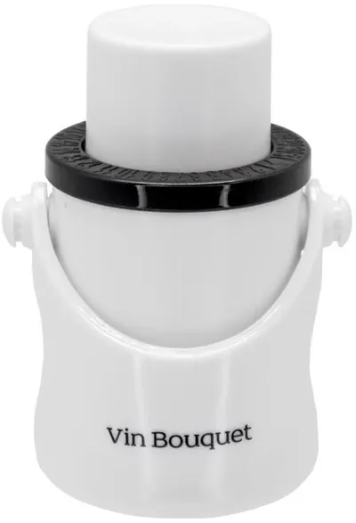 Dop de șampanie cu pompă 2 în 1 Vin Bouquet - VB FIT 1159, alb