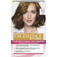 Vopsea păr, L'Oreal Paris, Excellence Creme, saten deschis auriu, 192 ml