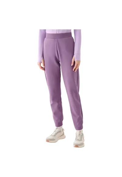 Pantaloni sport dama RAW24TTROF1152 - 4F - Bumbac/Poliester - Mov