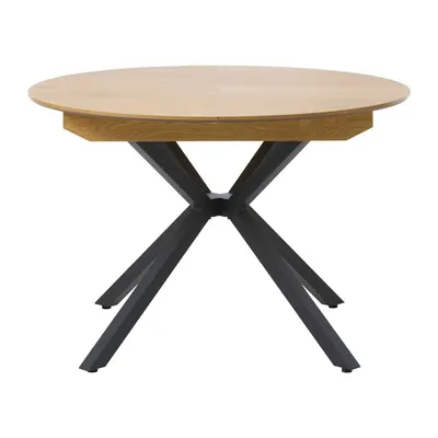 Masă de dining rotundă extensibilă cu blat suplimentar ø 120 cm Cesura – Unique Furniture