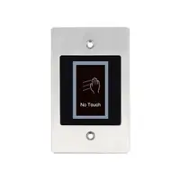 Buton cerere iesire cu LED de stare bicolor EBUTTON-2, NO/COM/NC, infrarosu, fara contact, ingropat