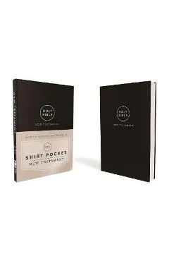 Niv, Shirt Pocket New Testament, Leathersoft, Black, Comfort Print