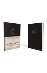 Niv, Shirt Pocket New Testament, Leathersoft, Black, Comfort Print