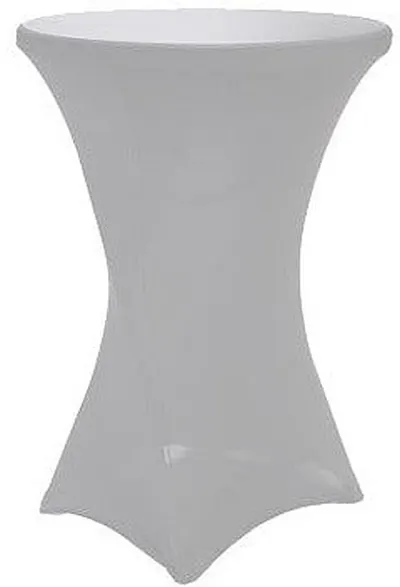 Elastan pentru masa de cocktail Horecano - Alb, 80 x 110 cm