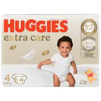 Huggies Extra Care nr.4, 8-16 kg | 33 bucati