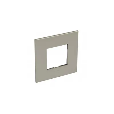 French and German standard plate versiune patrata 2 module - champagne