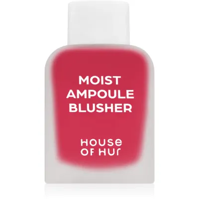 House of Hur Moist Ampoule Blusher fard de obraz lichid mini culoare 02 Deep Plum 10 ml