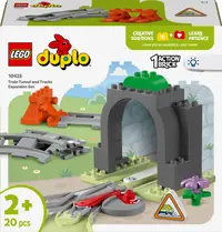 Constructor LEGO Duplo - Tunel și șine de tren(10425)