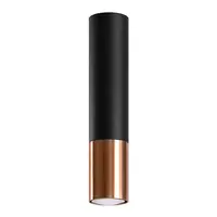 Corp de iluminat pentru tavan LOOPEZ negru/copper