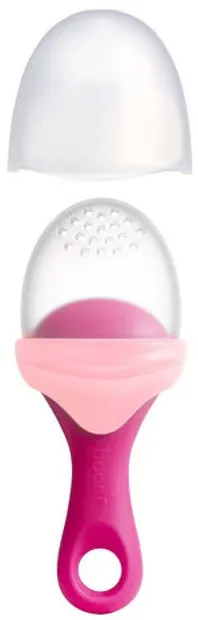 Gumă de mestecat din silicon cu orificii de hranire Boon - Pulp, pink