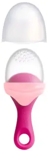 Gumă de mestecat din silicon cu orificii de hranire Boon - Pulp, pink