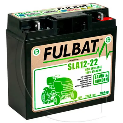 Acumulator fara Intretinere Fulbat SLA12-22, 12V, 22 Ah pentru Tractoras Gazon Castel Garden