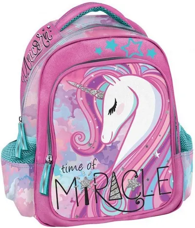 Ghiozdan pentru gradiniță Graffiti Unicorn - Miracle, cu 1 compartiment