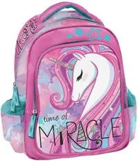 Ghiozdan pentru gradiniță Graffiti Unicorn - Miracle, cu 1 compartiment