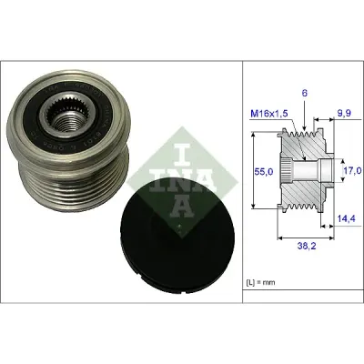 Sistem roata libera, generator INA 535 0216 10