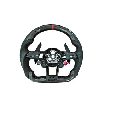Volan sport piele si carbon compatibil cu modelele Audi fabricate dupa 2011, Produs compatibil - nu este OEM Cod: OCH-02