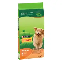 FRISKIES Balance, XS-XL, Pui și Legume, hrană uscată câini, 15kg
