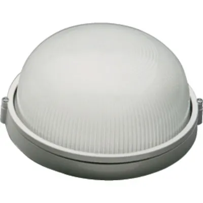 Lampa BAT Grila Rotunda E27 100W Alb