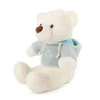 Ursulet de plus cu bluza albastra Amek 29 cm