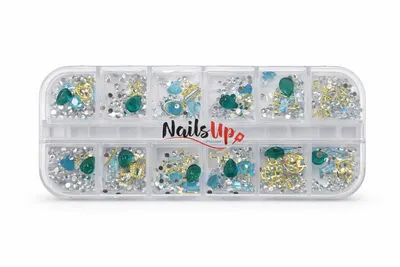 Decor Unghii NailsUp Mix Set Nail Art Green
