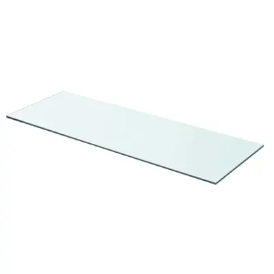 vidaXL Raft din sticlă transparentă, 70 x 25 cm