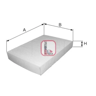 Filtru, aer habitaclu SOFIMA S 3078 C